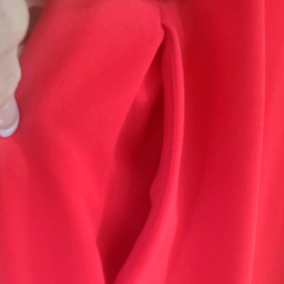 Crystal Sky Red Spaghetti Strap Jumpsuit Size Medium - Picture 9 of 13